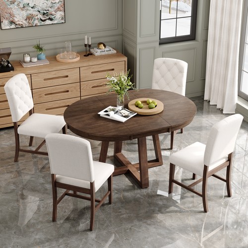 Retro dining set - set, round